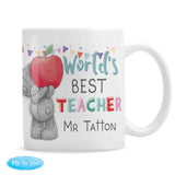 Personalised Me to You World's Best Teacher Mug - Mugs at Gift Moments