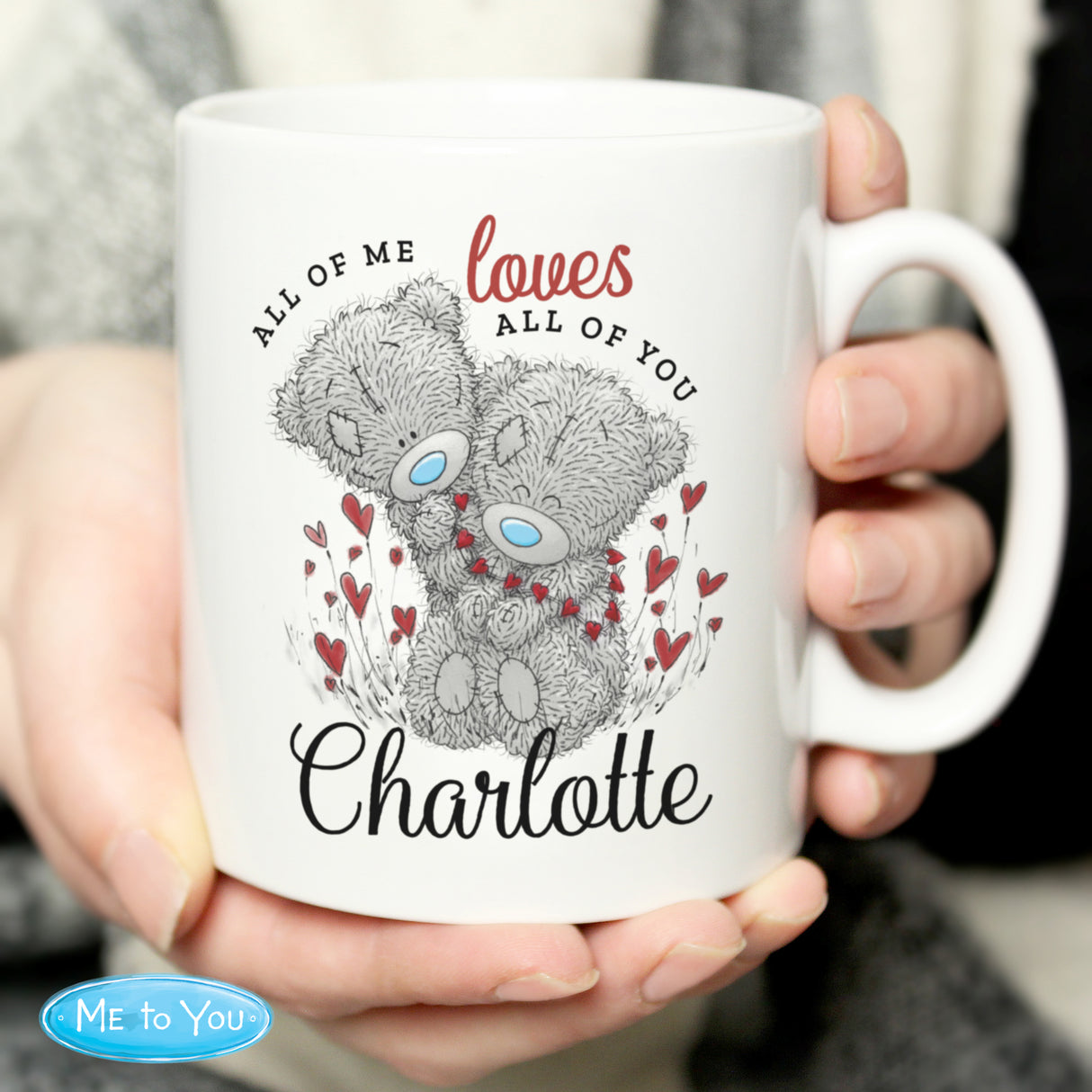 Personalised Me to You Valentine Mug Default Title - Mugs at Gift Moments