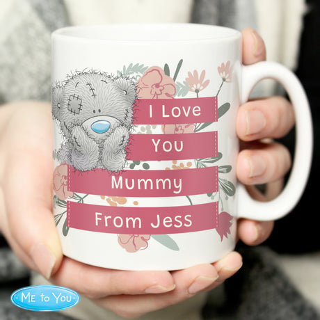 Personalised Me To You Floral Mug: 1 - Mugs