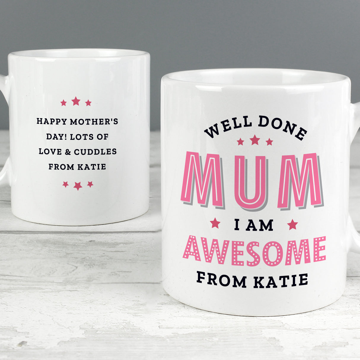 Personalised Well Done Mum I Am Awesome Mug - Mugs at Gift Moments