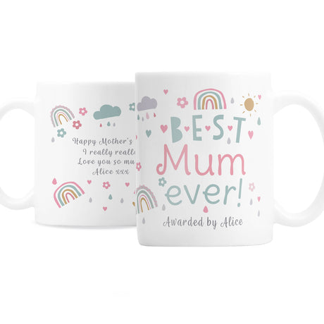 Personalised Best Ever Rainbows & Sunshine Mug - Mugs at Gift Moments