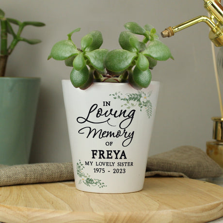 Personalised In Loving Memory Plant Pot Default Title - Vases & Plant Pots at Gift Moments