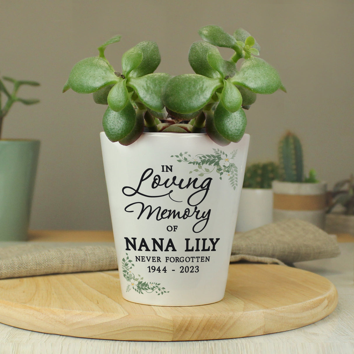 Personalised In Loving Memory Plant Pot - Vases & Plant Pots at Gift Moments