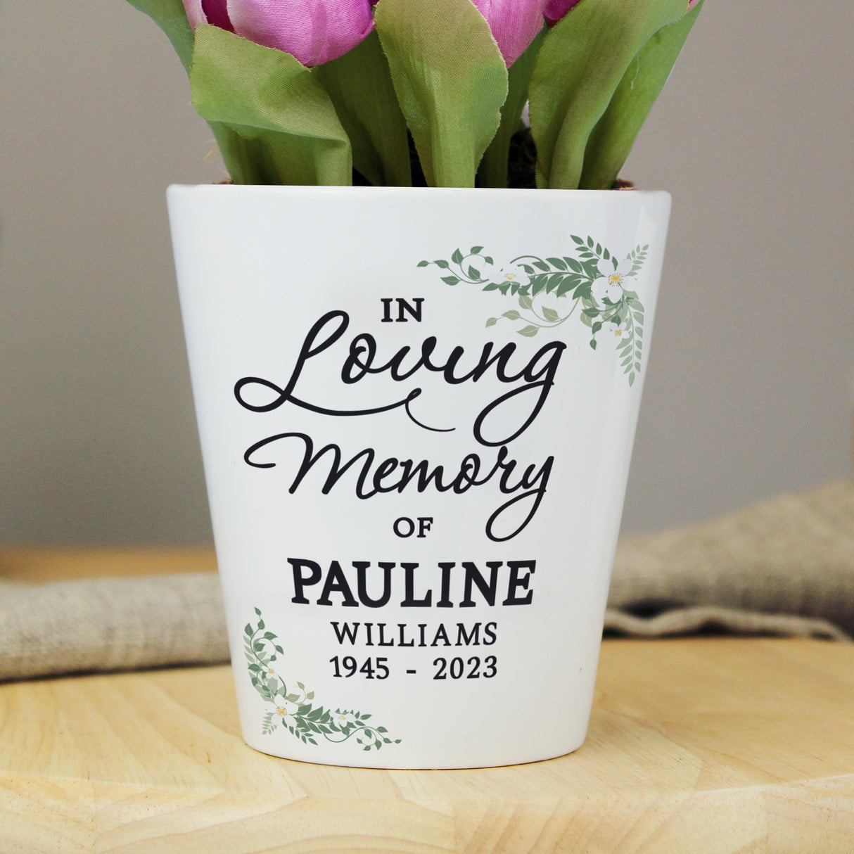 Personalised In Loving Memory Plant Pot - Vases & Plant Pots at Gift Moments