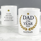 Personalised Dad of the Year Mug - Mugs at Gift Moments