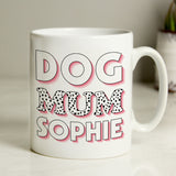 Personalised Dog Mum Pink Spots Mug - Mugs at Gift Moments