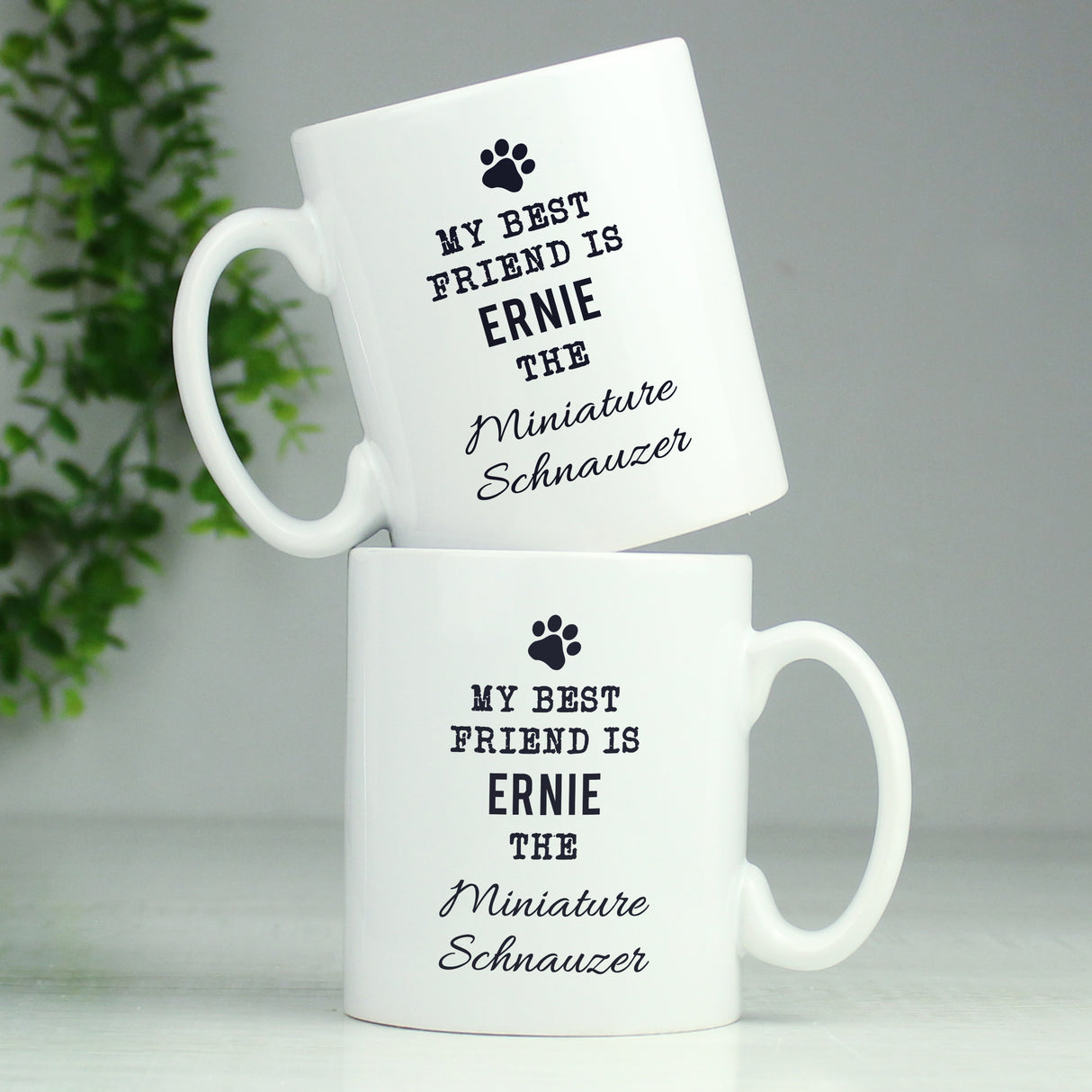 Personalised Paw Print Dog Breed Mug - Mugs at Gift Moments