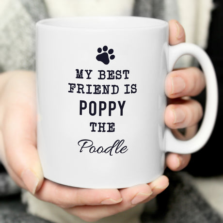 Personalised Paw Print Dog Breed Mug - Mugs at Gift Moments