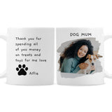 Personalised Free Text Pet Photo Upload Mug - Mugs at Gift Moments