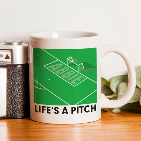 Personalised Life's A Pitch Mug - Mugs at Gift Moments