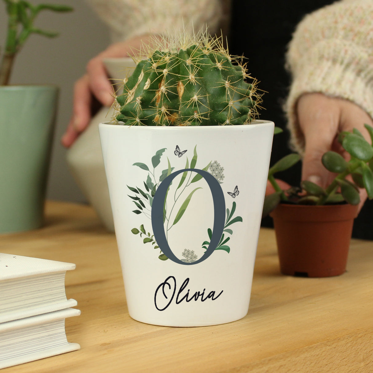 Personalised Botanical Plant Pot - Pots & Planters at Gift Moments