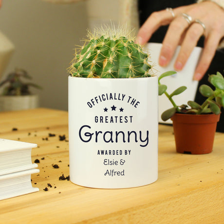 Personalised Officially The Greatest Ceramic Storage Pot - Storage at Gift Moments