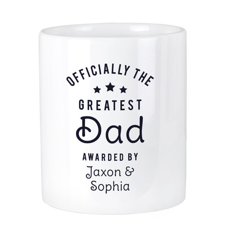 Personalised Officially The Greatest Ceramic Storage Pot - Storage at Gift Moments