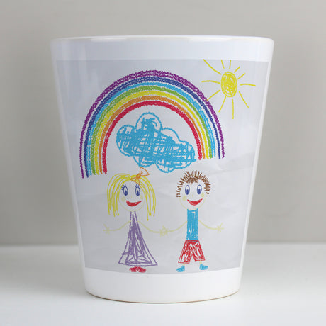 Personalised Childrens Drawing Photo Upload Plant Pot - Vases & Plant Pots at Gift Moments