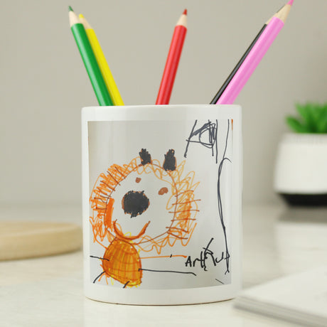 Personalised Children's Drawing Photo Storage Pot - Storage at Gift Moments