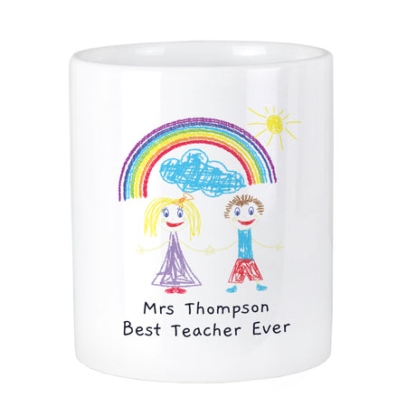 Personalised Children's Drawing Photo Storage Pot - Storage at Gift Moments