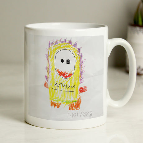 Personalised Childrens Drawing Photo Upload Mug - Mugs at Gift Moments