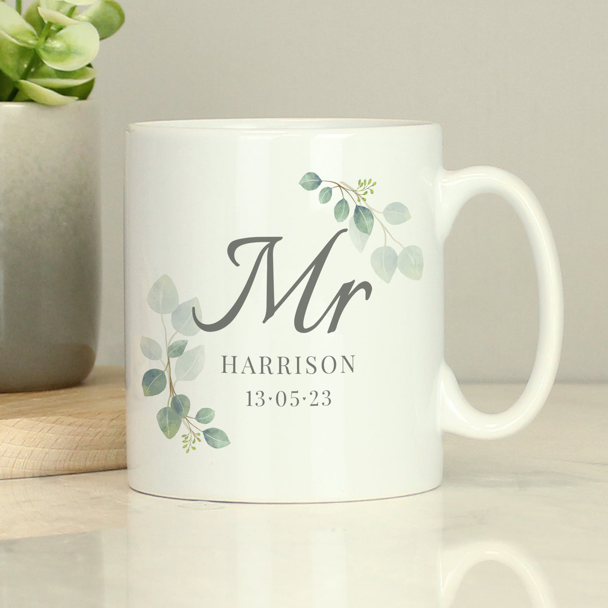 Personalised Botanical Mr Mug Default Title - Mugs at Gift Moments