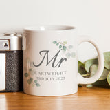 Personalised Botanical Mr Mug - Mugs at Gift Moments