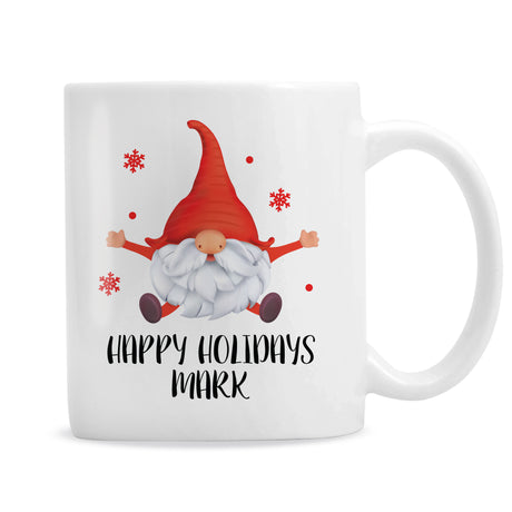 Personalised Red Gonk Christmas Mug - Mugs at Gift Moments