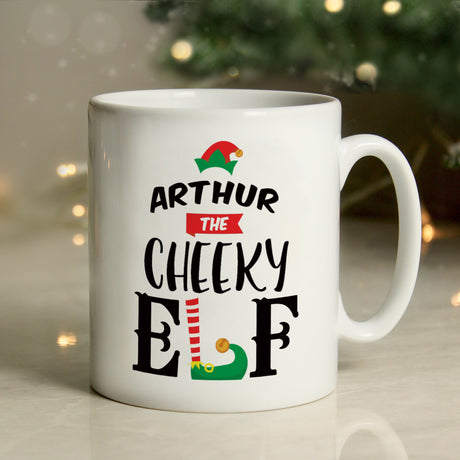 Personalised Elf Christmas Mug - Mugs at Gift Moments