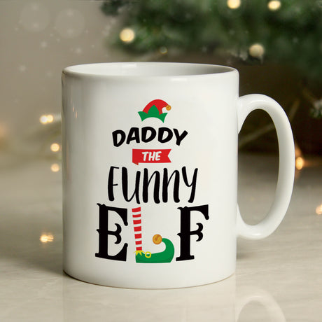 Personalised Elf Christmas Mug - Mugs at Gift Moments