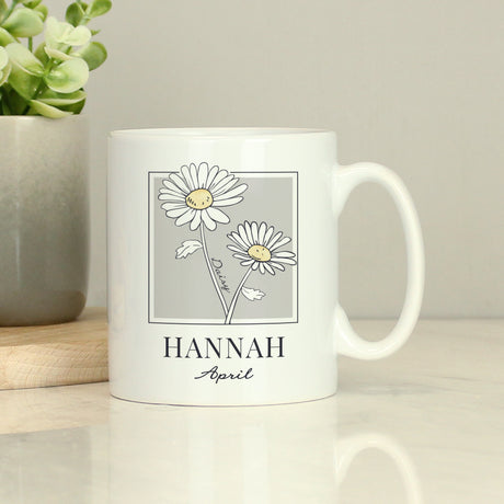 Personalised Birth Flower Mug - Mugs at Gift Moments