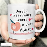 Personalised Hotchpotch Peachy Mug - Mugs at Gift Moments