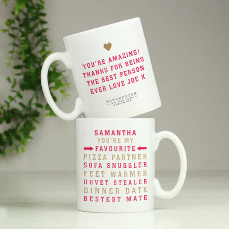 Personalised Hotchpotch My Favourite Mug - Mugs at Gift Moments