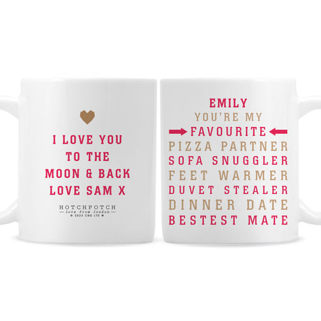 Personalised Hotchpotch My Favourite Mug - Mugs at Gift Moments