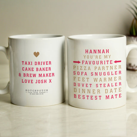 Personalised Hotchpotch My Favourite Mug - Mugs at Gift Moments