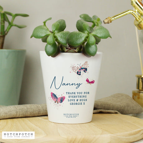 Personalised Hotchpotch Butterfly Plant Pot - Vases & Plant Pots at Gift Moments