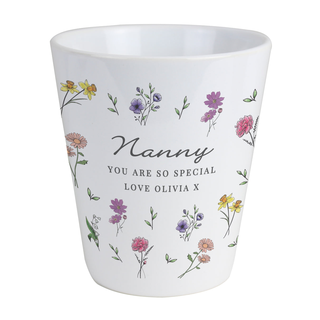 Personalised Wild Flowers Plant Pot - Pots & Planters at Gift Moments