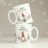 Personalised Christmas Gonk Pattern Mug - Mugs at Gift Moments