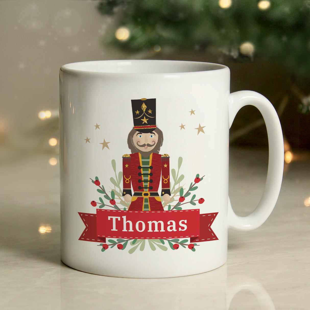 Personalised Christmas Nutcracker Mug Default Title - Mugs at Gift Moments