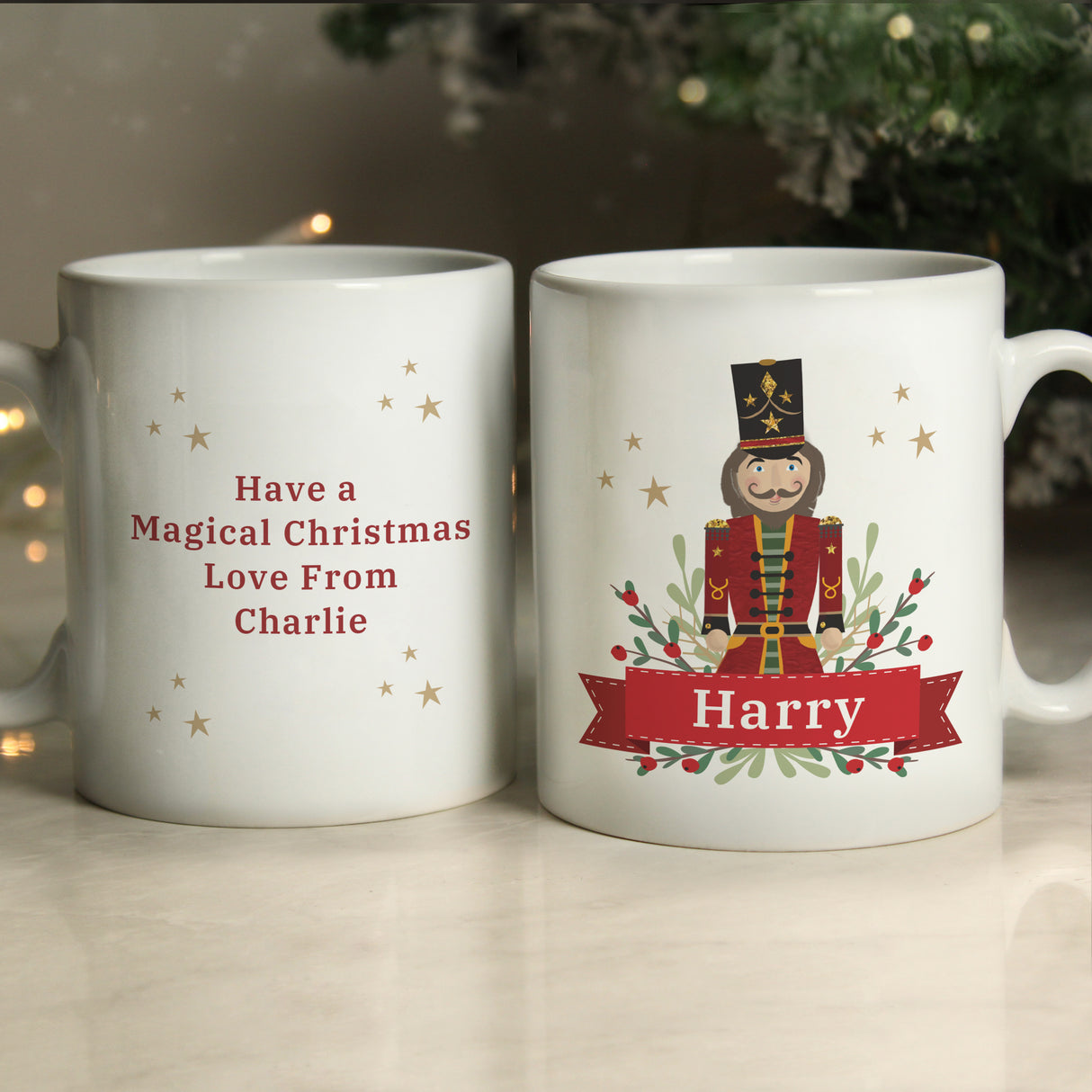 Personalised Christmas Nutcracker Mug - Mugs at Gift Moments