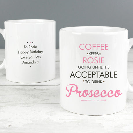 Personalised Acceptable to Drink Mug - Mugs at Gift Moments