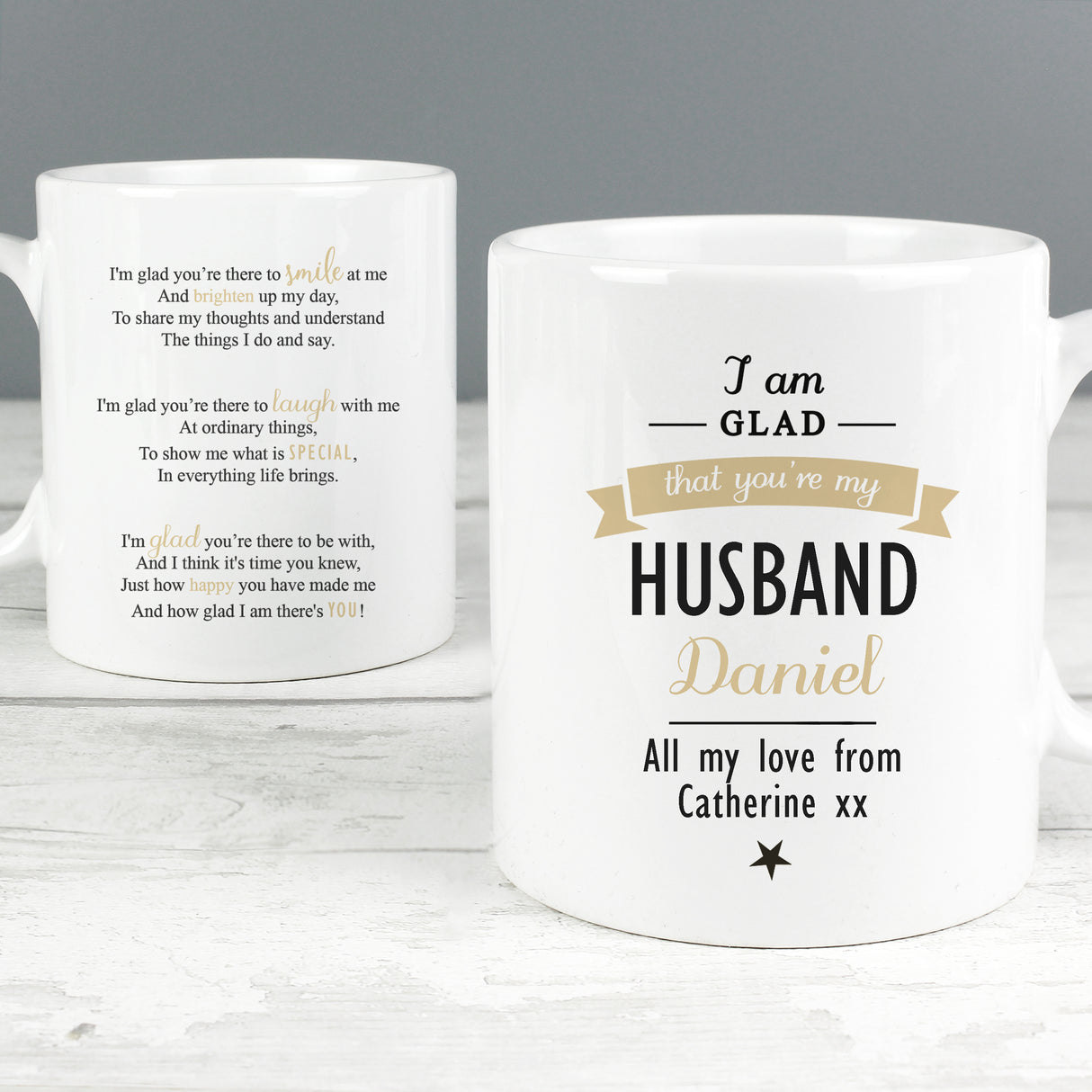 Personalised I Am Glad... Mug - Mugs at Gift Moments