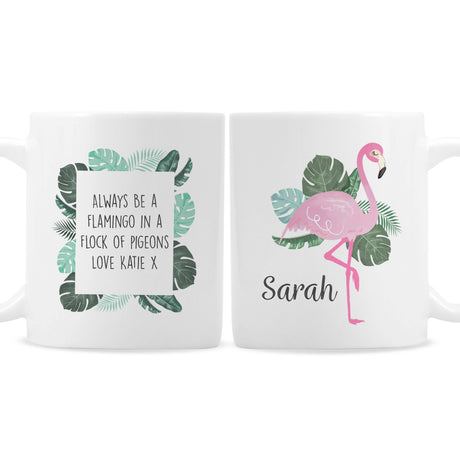 Personalised Flamingo Mug - Mugs at Gift Moments