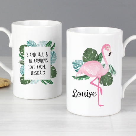 Personalised Flamingo Mug - Mugs at Gift Moments