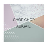 Personalised Geometric Glass Chopping Board/Worktop Saver - Chopping Boards at Gift Moments