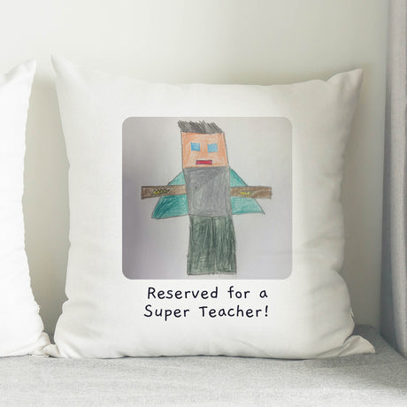 Personalised Childrens Drawing Photo Upload Cushion - Cushions at Gift Moments