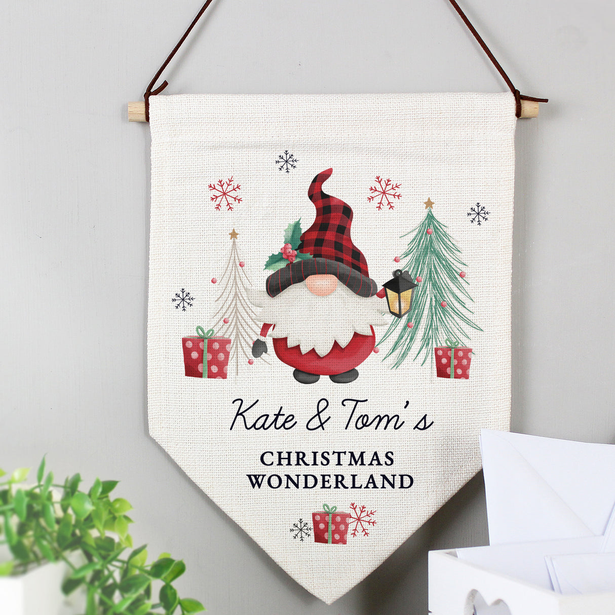 Personalised Gonk Hanging Pendant Christmas Decoration - Christmas Decorations at Gift Moments