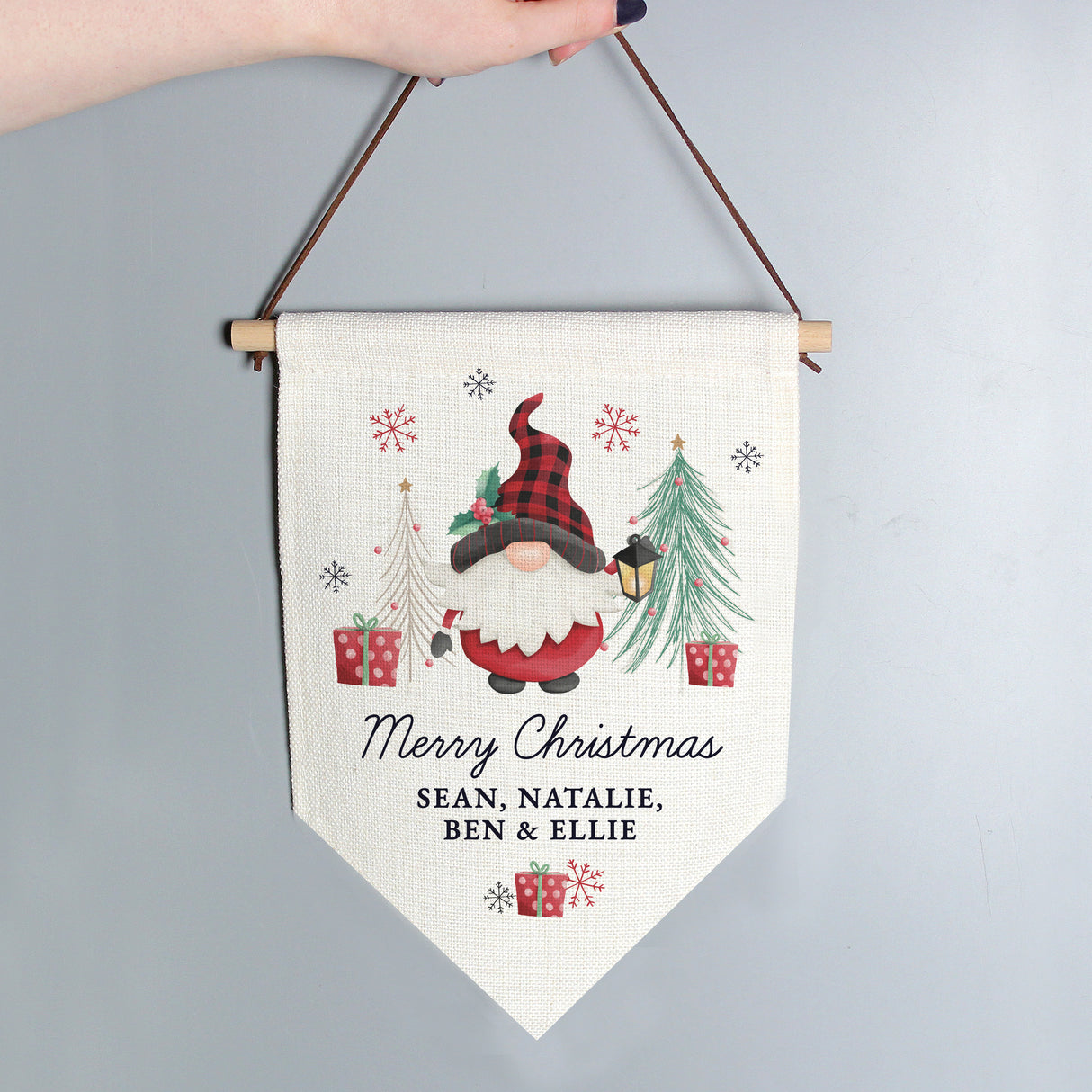 Personalised Gonk Hanging Pendant Christmas Decoration - Christmas Decorations at Gift Moments