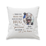 Personalised Memorial Pet Photo Cushion: 4 - Cushions By Gift Moments