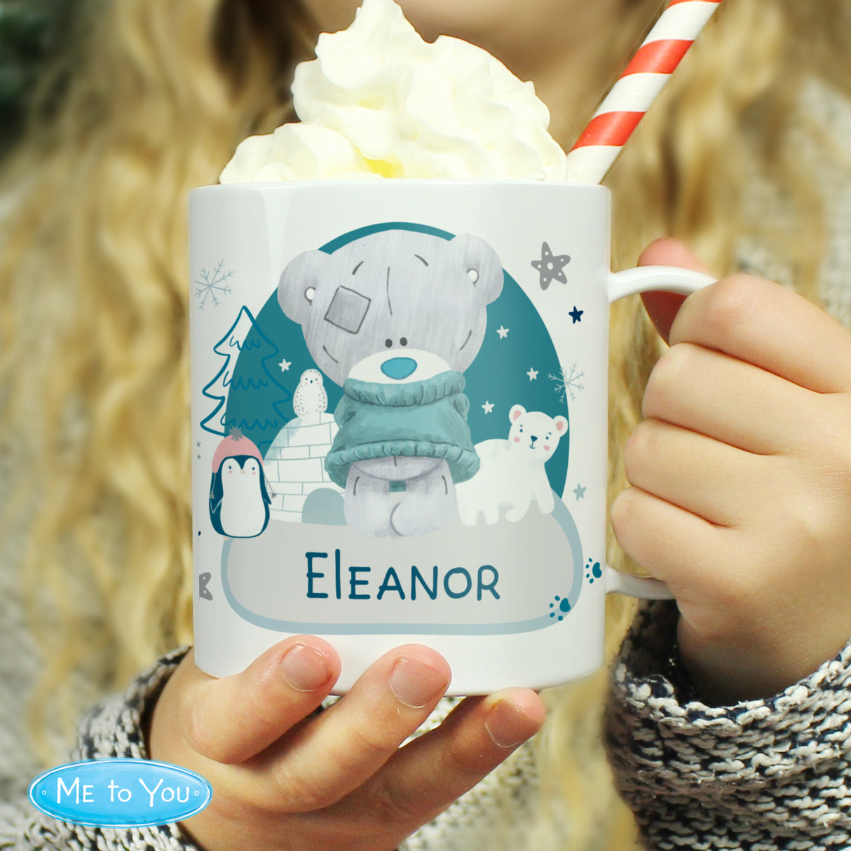 Personalised Tiny Tatty Teddy Plastic Mug: 1 - Plastic Mugs