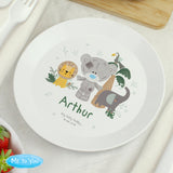 Personalised Tiny Tatty Teddy Jungle Animals Plate: 1 - Plates