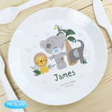 Personalised Tiny Tatty Teddy Jungle Animals Plate: 2 - Plates