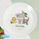 Personalised Tiny Tatty Teddy Jungle Animals Plate: 4 - Plates