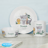 Personalised Tiny Tatty Teddy Jungle Animals Plate: 6 - Plates